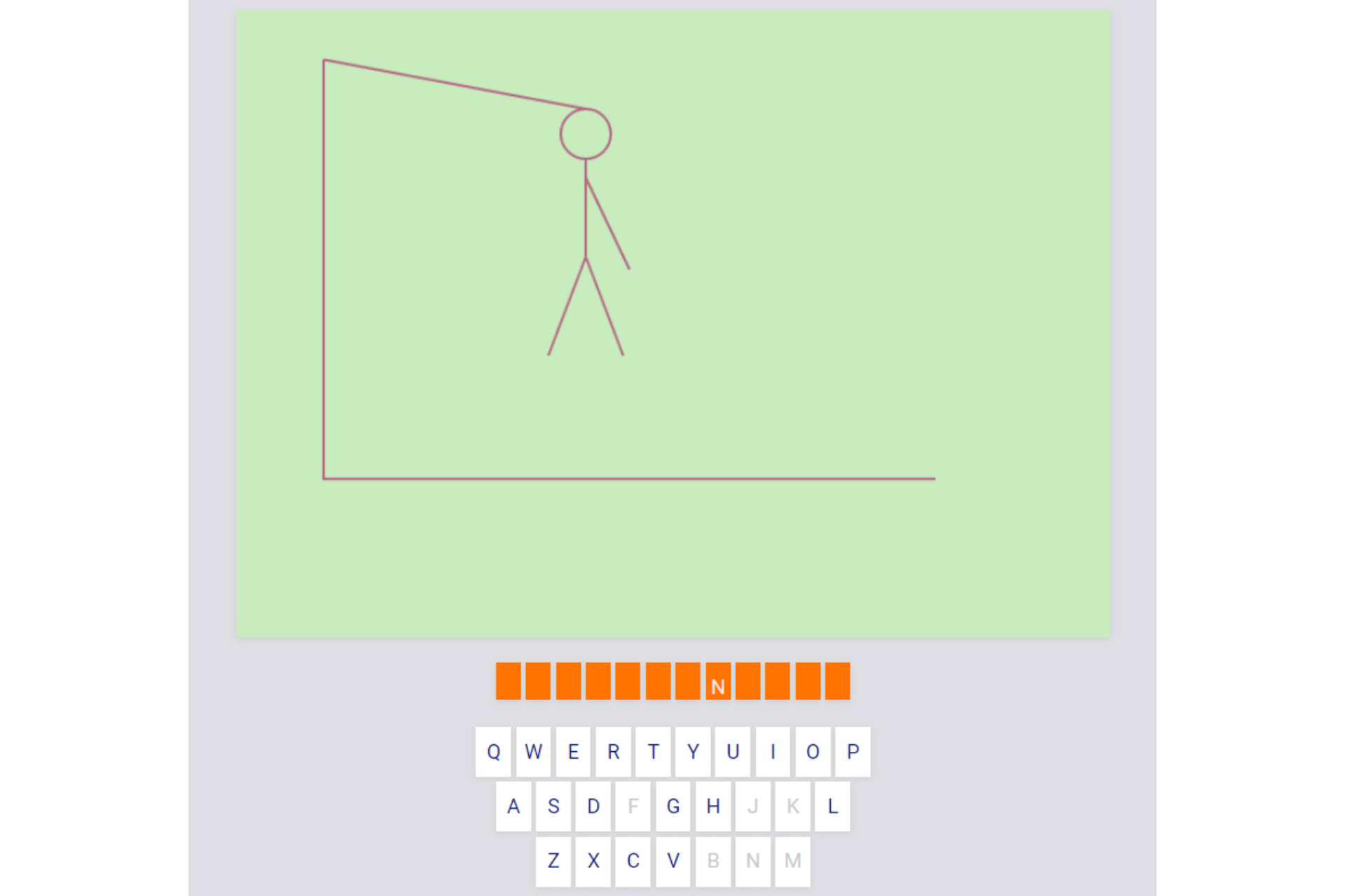 Vue Hangman Project